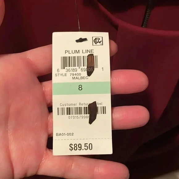 NEW! Alfani Pleated A Line Dress, sizes 8 - Picture 5 of 5